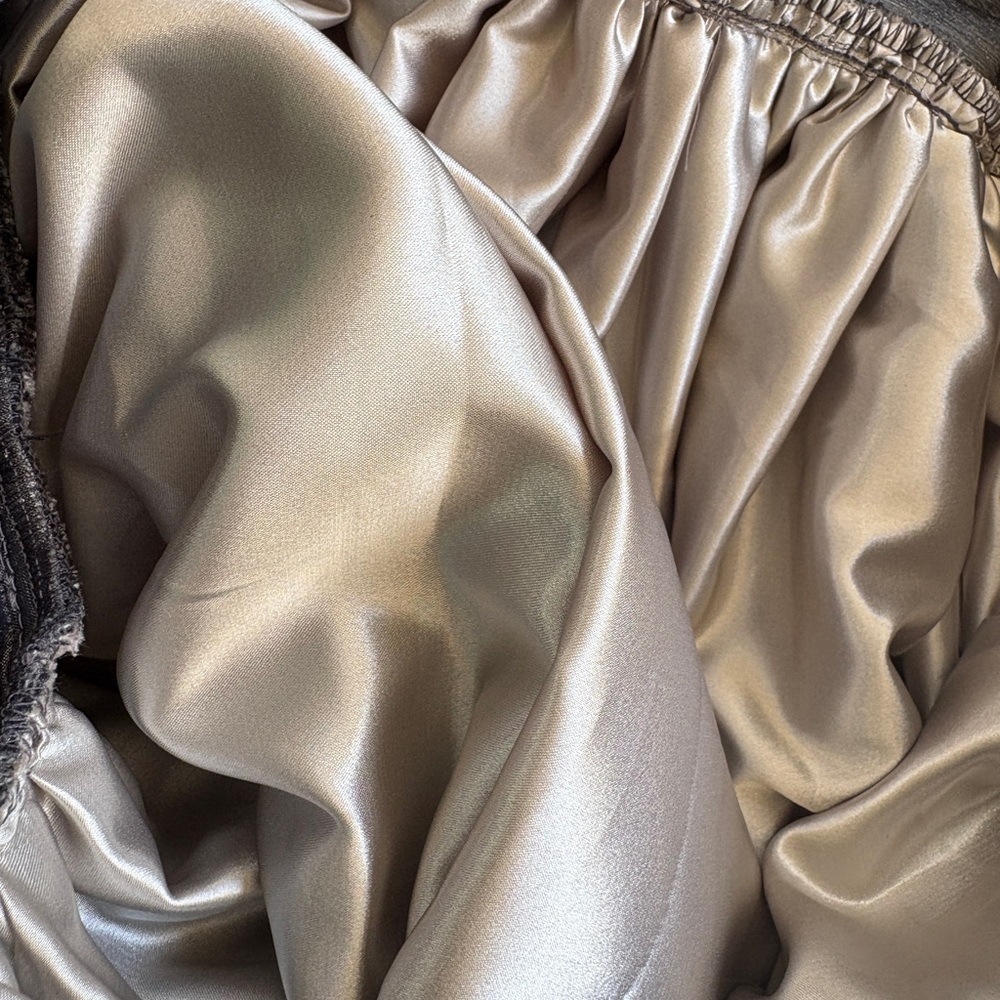 Pinup Couture Ava Party Swing Dress Silver Black - Small Medium - Picture 5 of 7